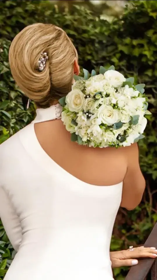 bridal updo